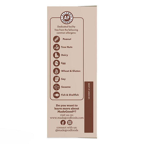 MadeGood Chocolate Chip Bars, 0.85 oz., 24 Pack - Soft, Chewy Granola Bars with Chocolate Chips, Single-Serve Packs